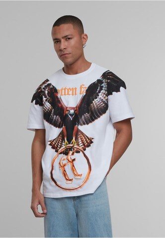 T-Shirt 'Head On Hawk' Forgotten Faces en blanc