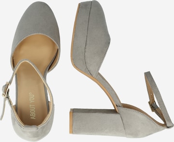 ABOUT YOU - Zapatos con plataforma 'Alissa' en gris