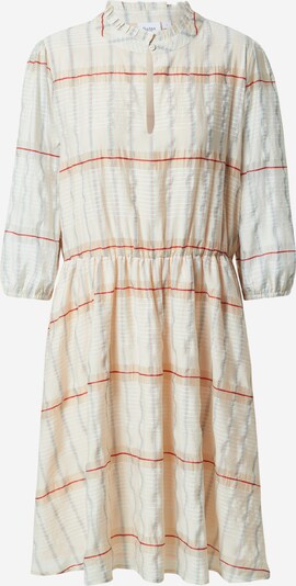 SAINT TROPEZ Kleid 'Lucca' in beige / hellblau / rot / weiß, Produktansicht
