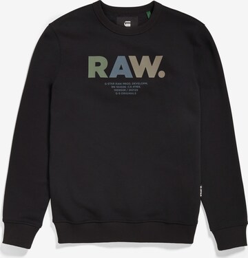 G-Star RAW Sweatshirt in Schwarz: predná strana