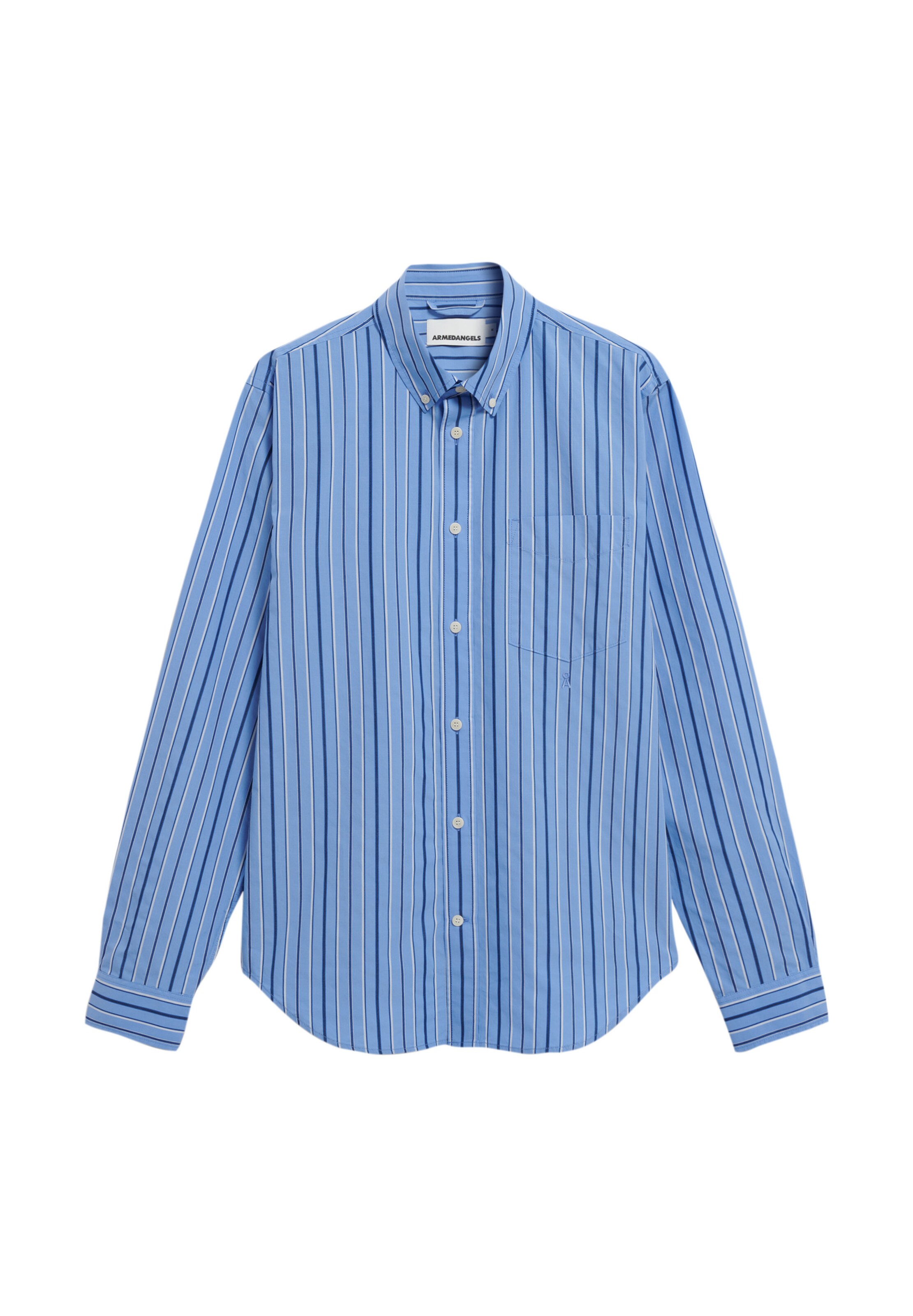 ARMEDANGELS Hemd STRIPES in blau, Produktansicht