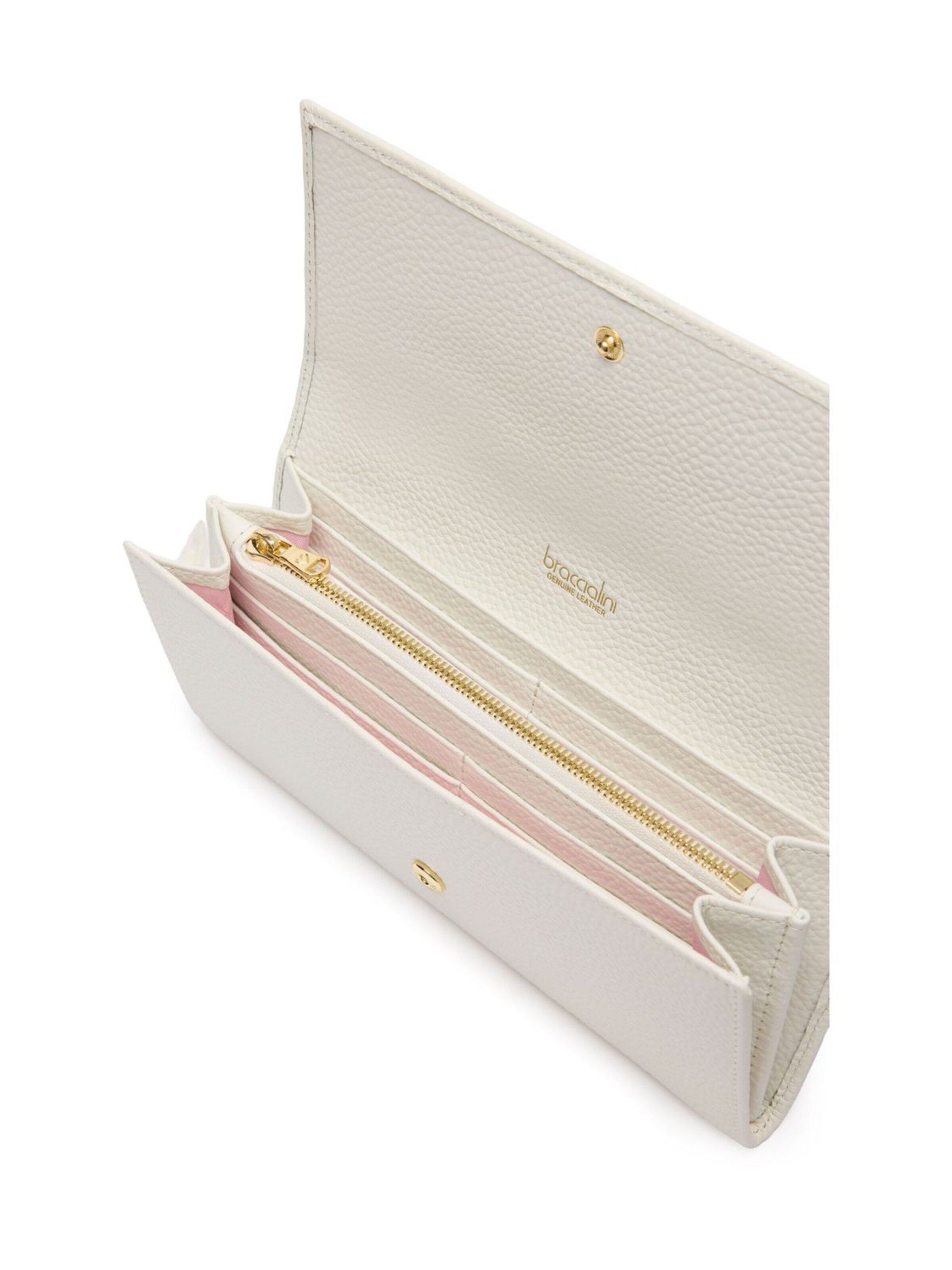 Braccialini - Cartera 'Basic' en blanco