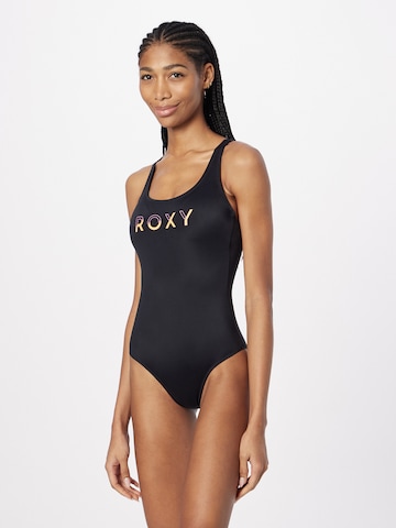 ROXY Strój kąpielowy sportowy w kolorze szary: przód