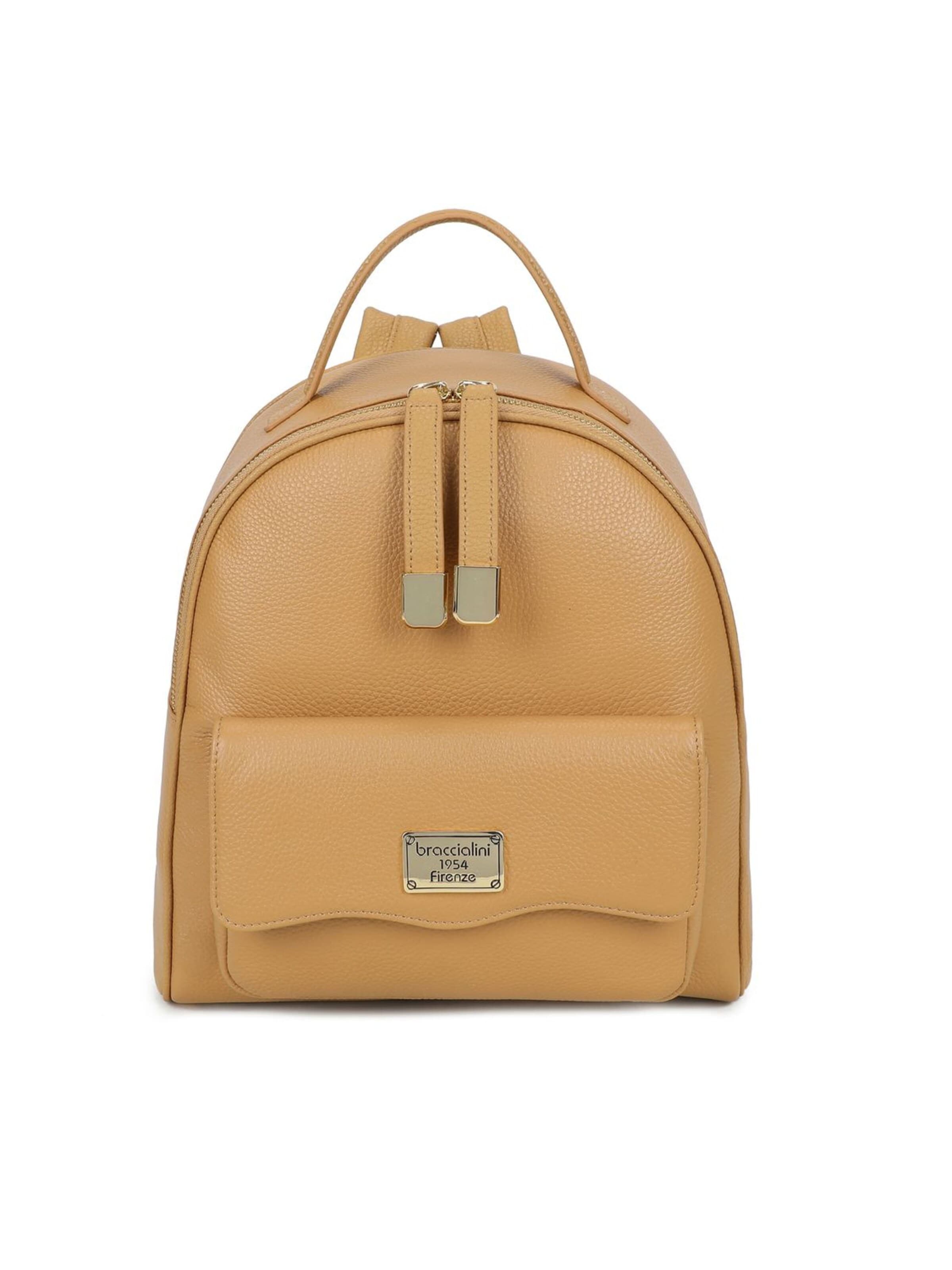 Braccialini - Mochila 'Sara' en beige: frente