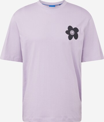 HUGO Shirt 'Noretto' in Purple: front