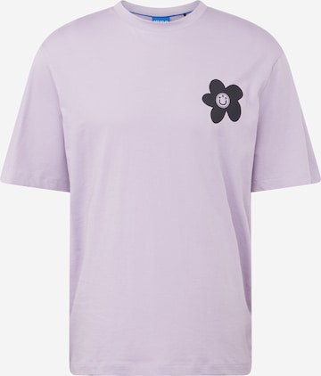 HUGO Blue Shirt 'Noretto' in Purple: front
