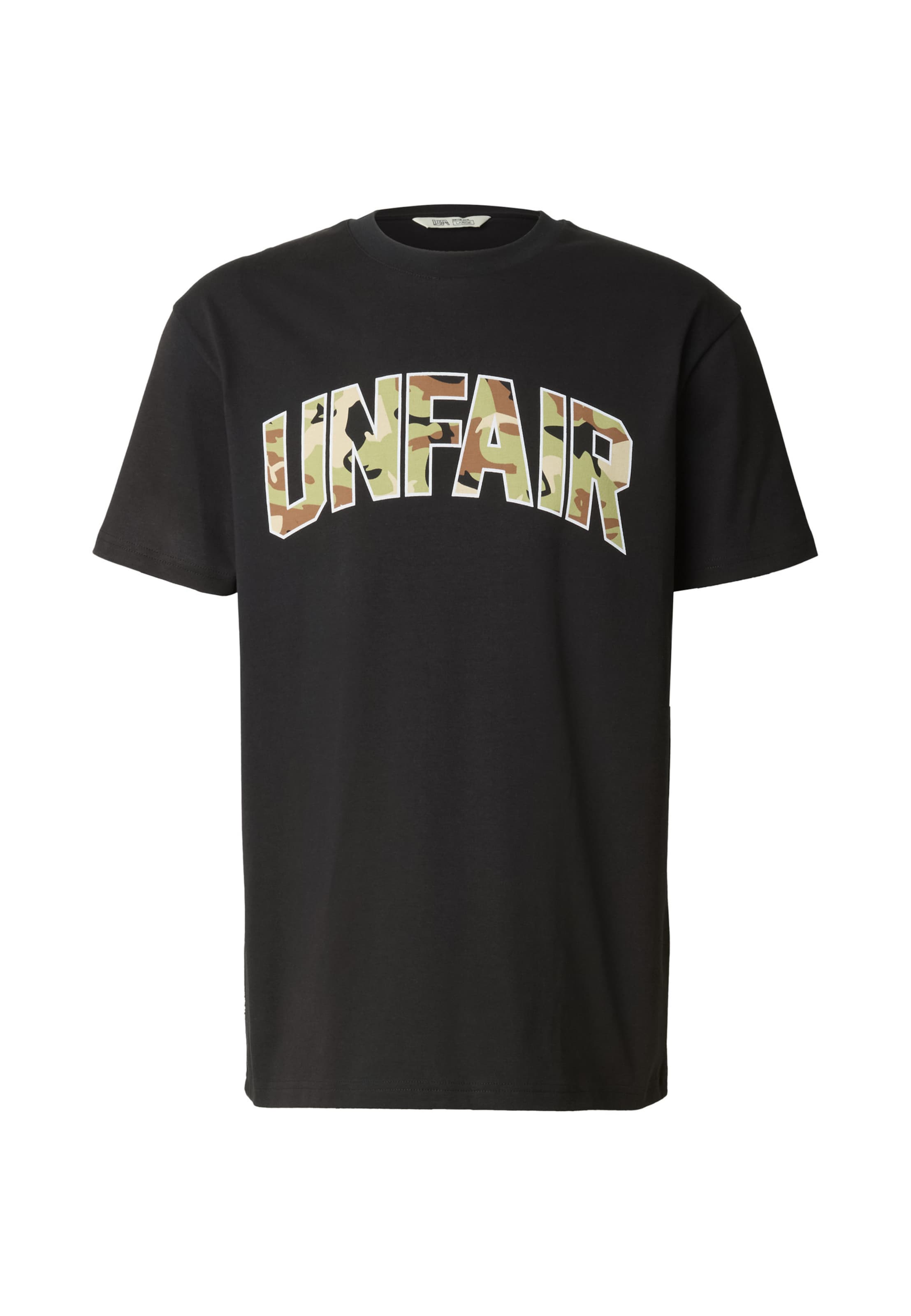 Unfair Athletics Shirt 'Woodland' in Black: front