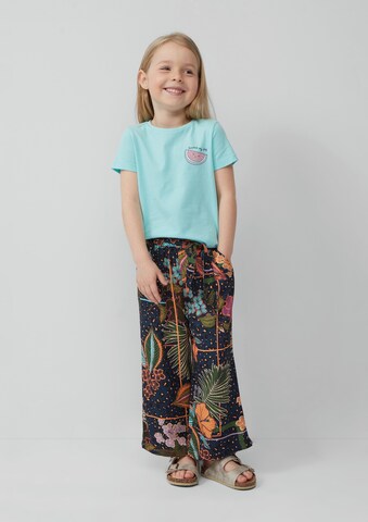 Wide Leg Pantalon s.Oliver en bleu