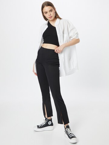 Warehouse Regular Trousers in Black