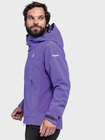Veste outdoor ' Mountain Softshell Jk Style Blaueis MNS ' Schöffel en violet