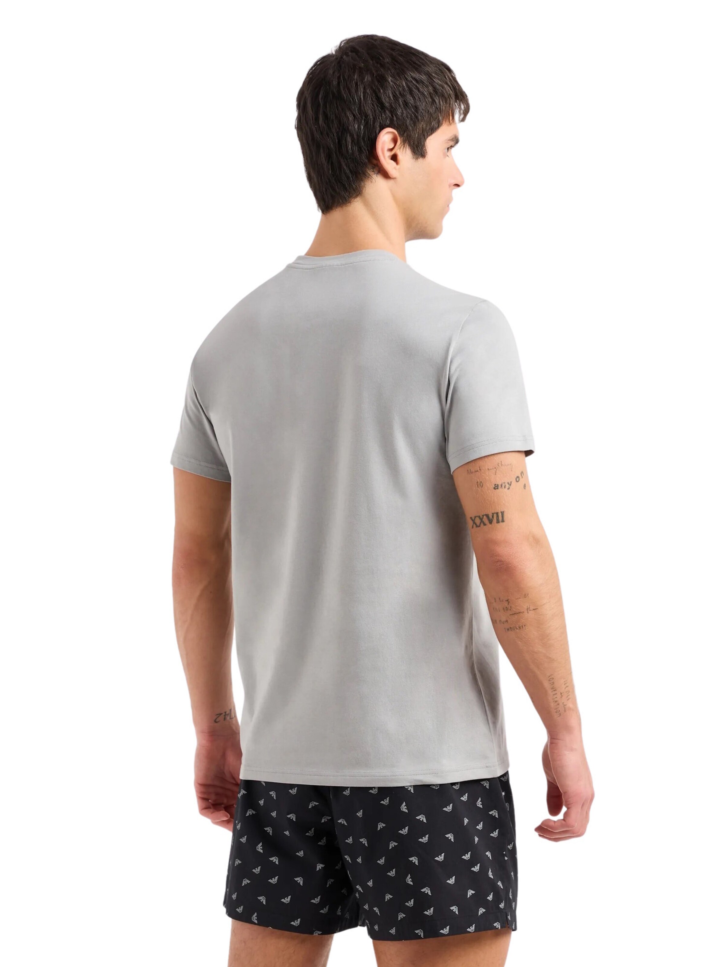 Pigiama corto di Emporio Armani in grigio