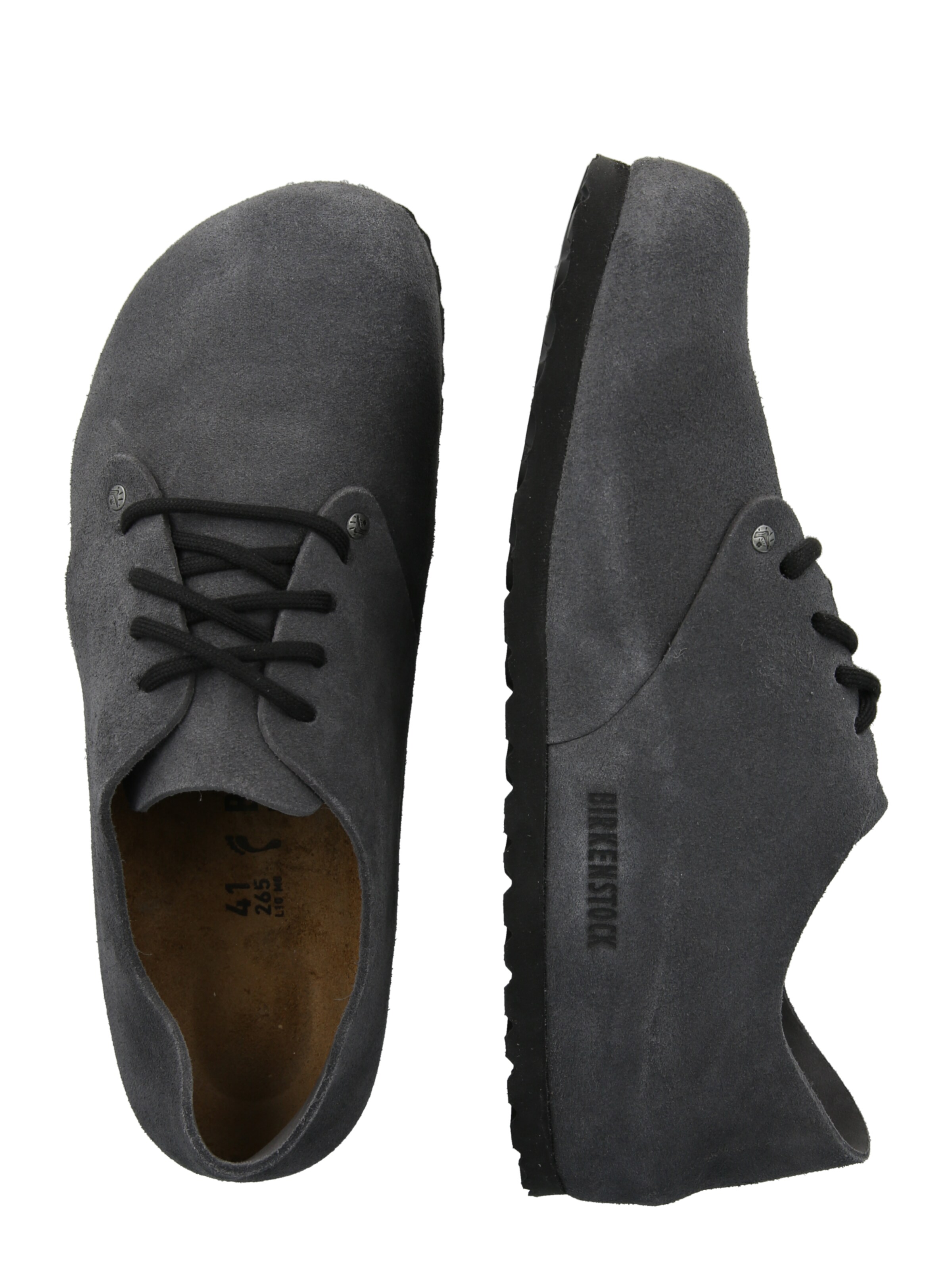 BIRKENSTOCK Lace-up shoe 'Maine' in Grey