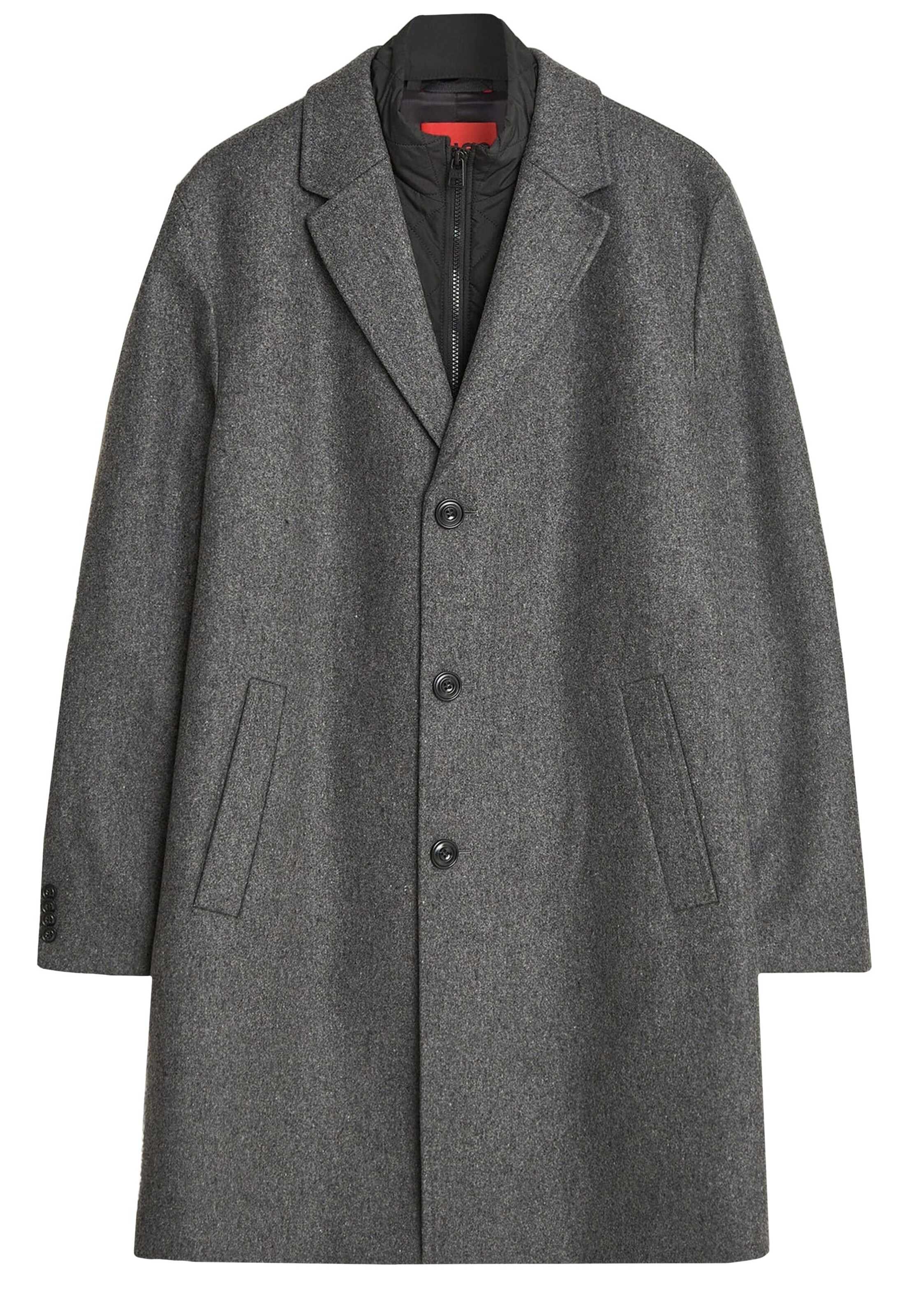 HUGO Between-Seasons Coat ' Milogan ' in S in Grey, Item view