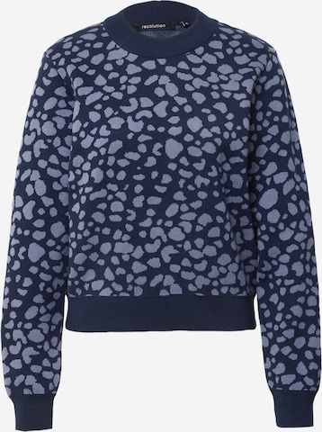 recolution Pullover 'Pepper' (GOTS) in Blau: predná strana