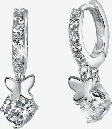 Lucardi Ohrringe in Silber: Vorderseite