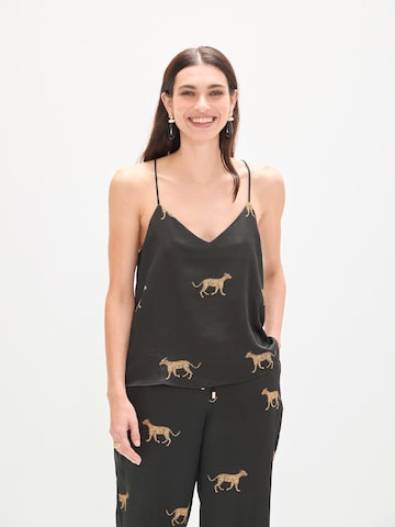 melns Lola Casademunt Topiņš 'Caraco': no priekšpuses