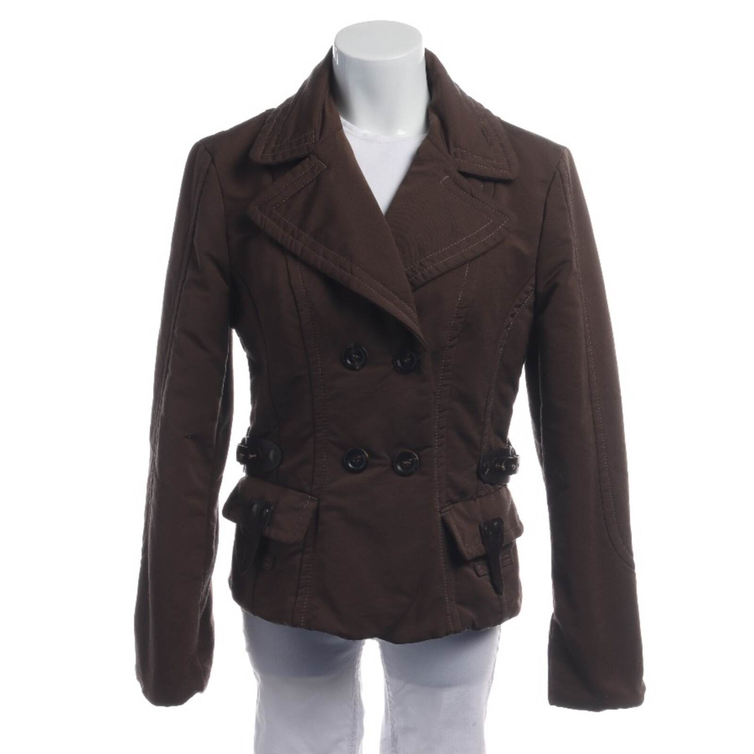 Marc Cain Jacket & Coat in M in Brown: front