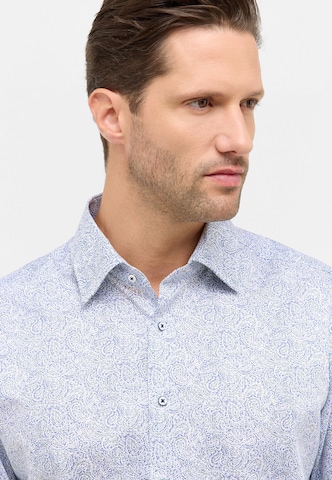 ETERNA Regular fit Button Up Shirt in Blue
