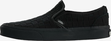 juoda VANS Batai be raištelių 'Classic': priekis