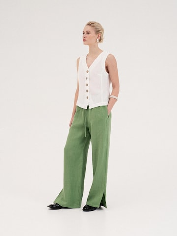 AmourLinen Bodywarmer 'Greta' in Wit