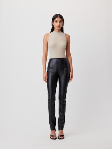 LeGer by Lena Gercke - Slimfit Pantalón 'Asya' en negro