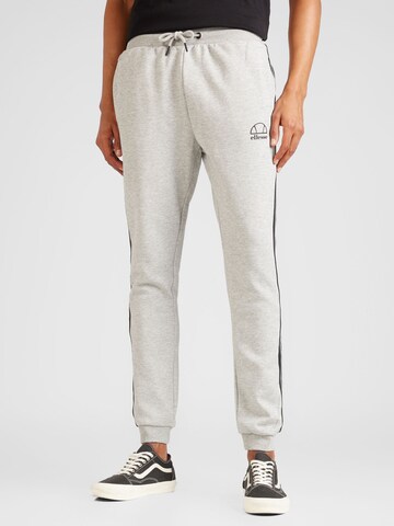 ELLESSE Tapered Sportbroek 'Condizione' in Grijs: voorkant