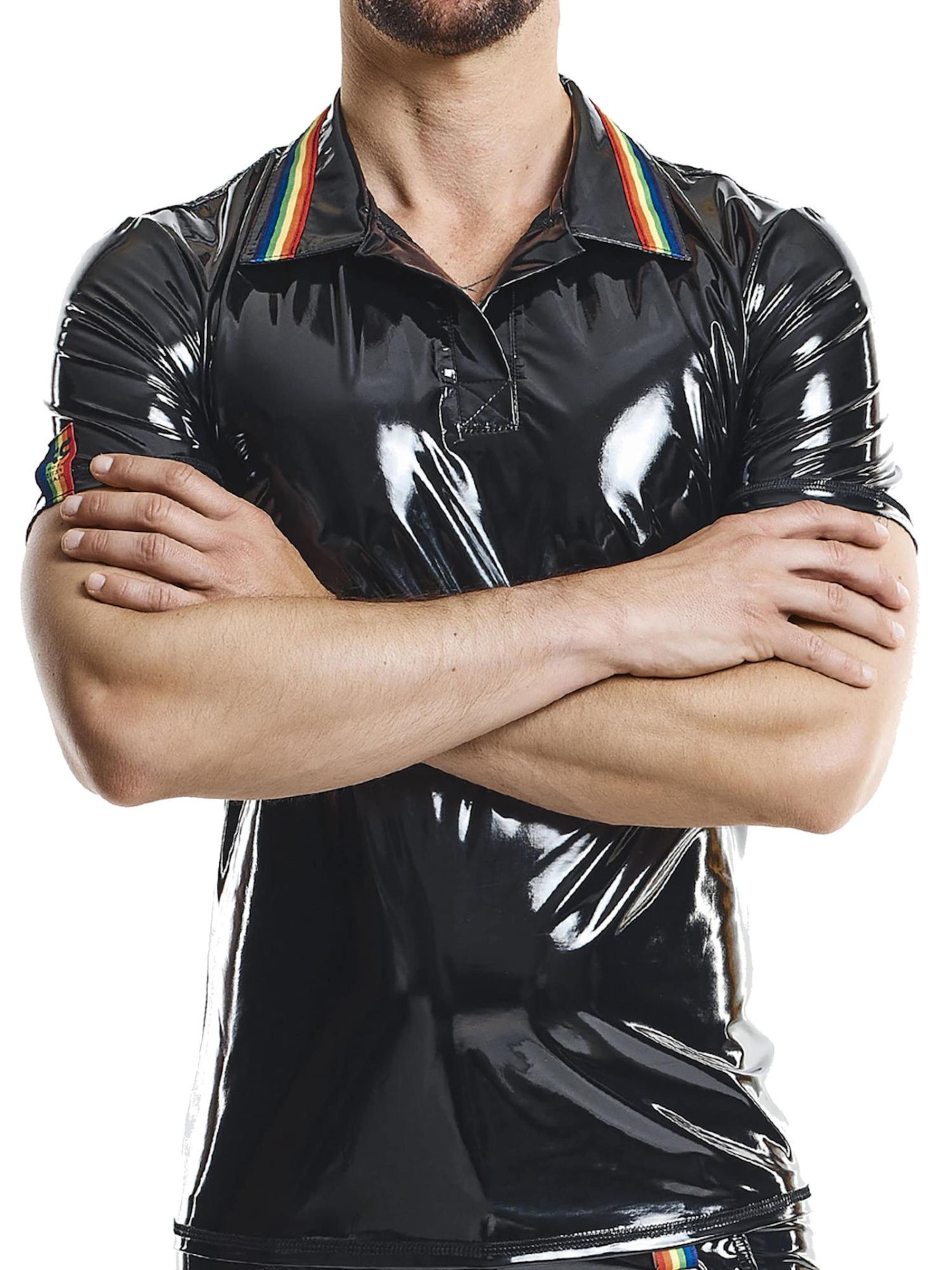 Regnes Fetish Planet Shirt 'Raffaele' in Black