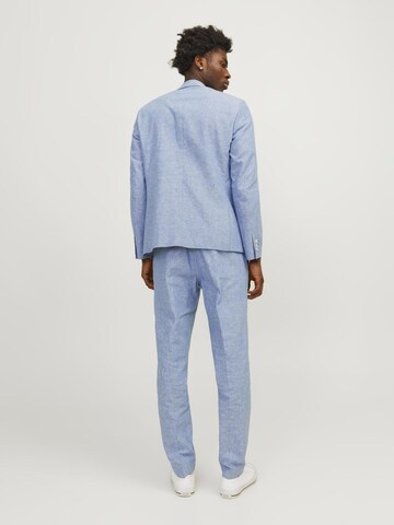 Coupe slim Pantalon à plis 'RIVIERA' JACK & JONES en bleu