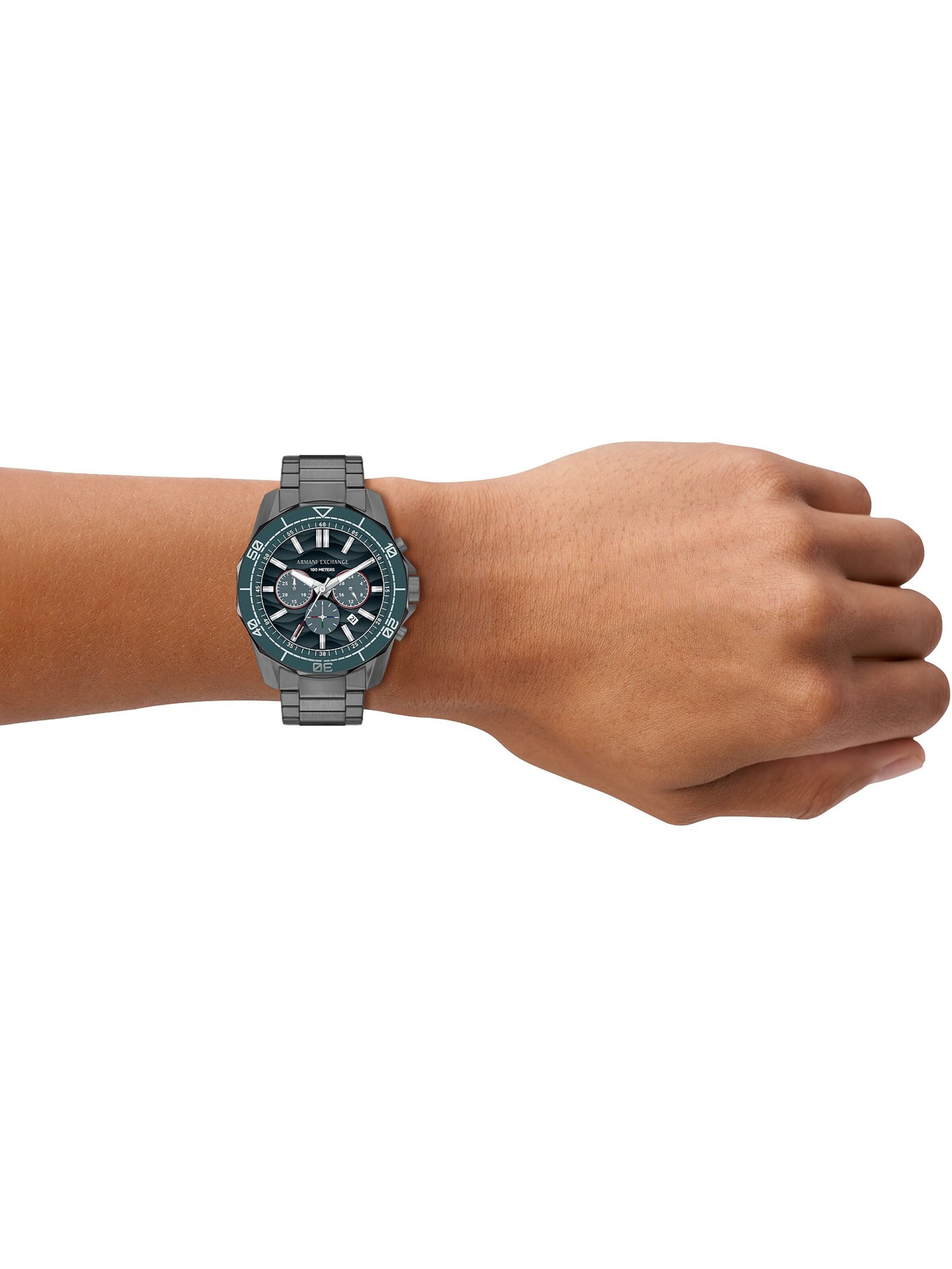 ARMANI EXCHANGE Analog Watch in Silver: front