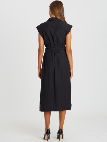 Willa Kleid 'Kobe' in Schwarz: Rückseite