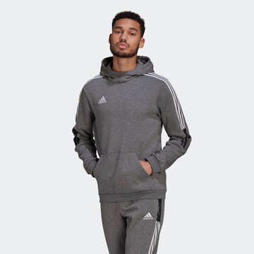ADIDAS SPORTSWEAR Skinny Athletic Sweatshirt 'Tiro 21 Sweat' in Grey: front
