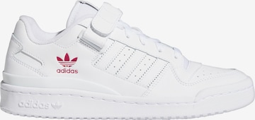 Baskets basses 'Forum Low' ADIDAS ORIGINALS en blanc