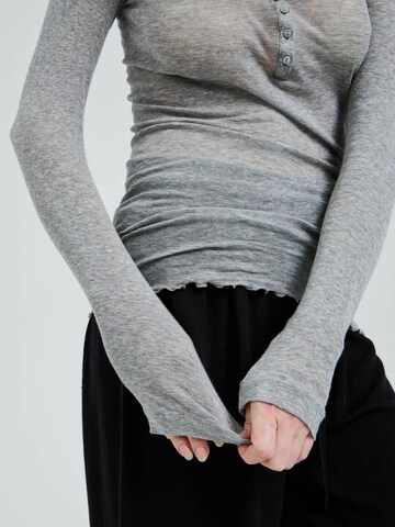 Seamless Basic Shirt 'Granddad' in Grau