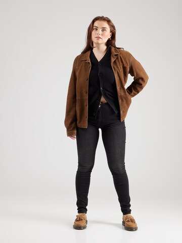 ONLY Carmakoma Skinny Jeans 'CARSHAPE' i sort