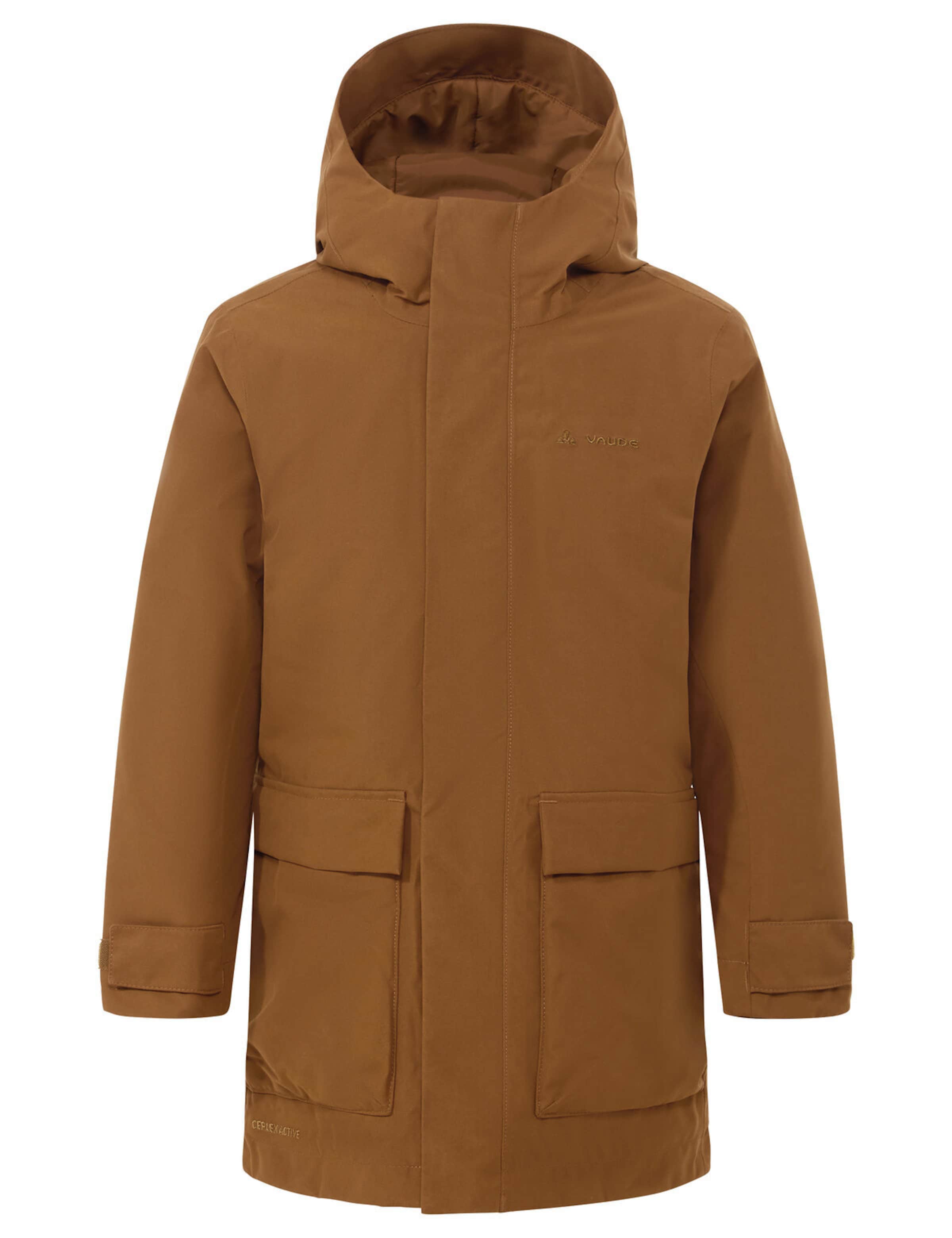 VAUDE Outdoorjacke 'Lulea' in Braun: Vorderseite