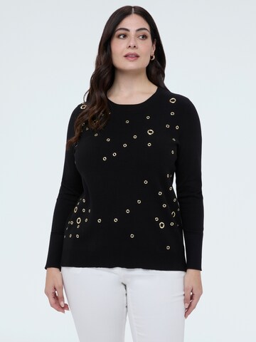 Fiorella Rubino Sweater in Black: front