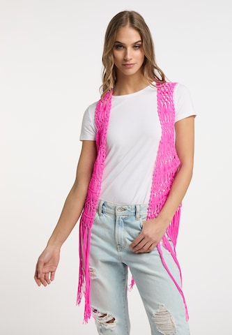 IZIA Vest in Pink: front