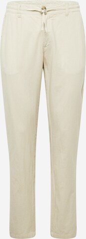 Lindbergh Regular Broek in Beige: voorkant