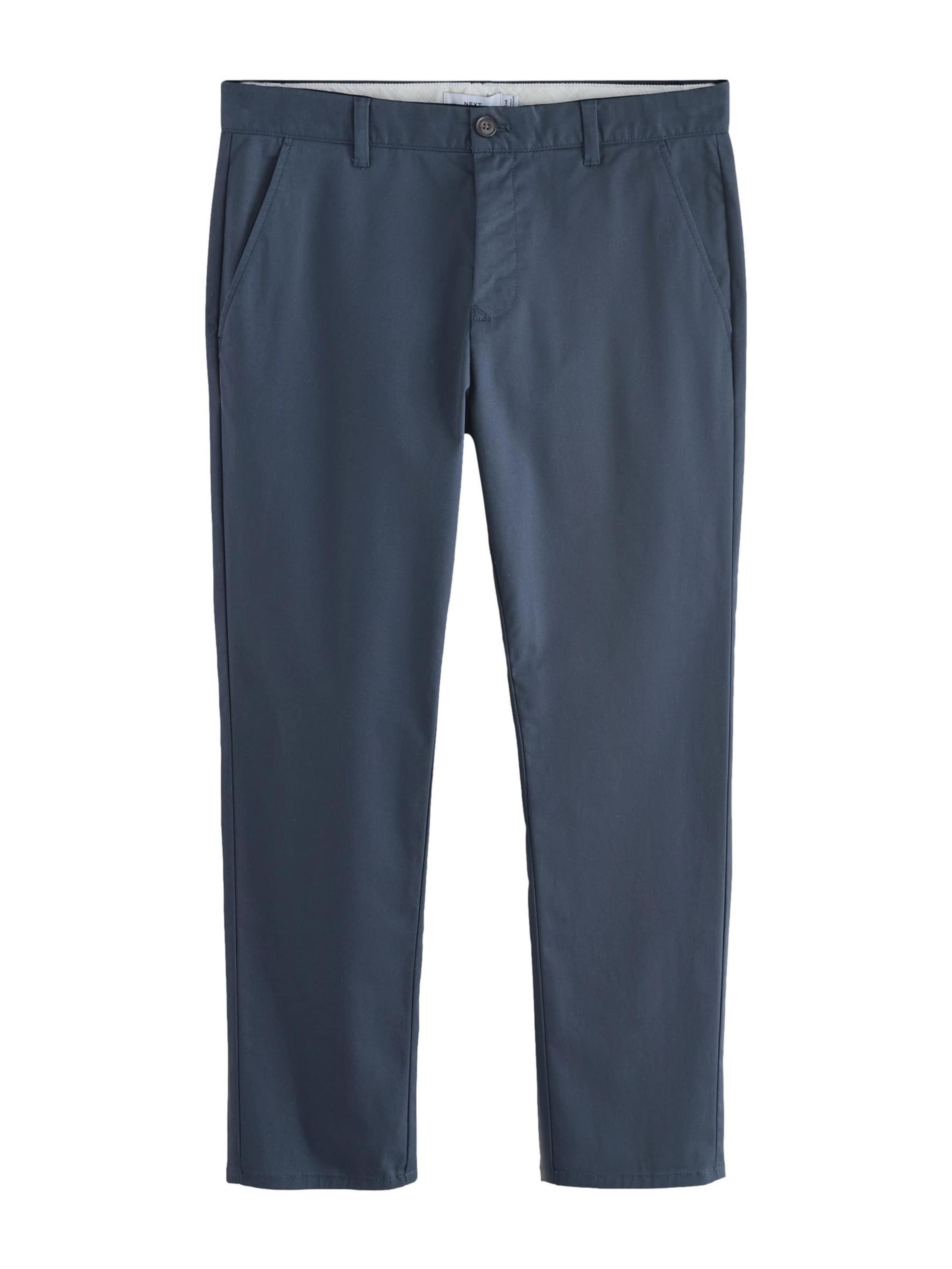 Next Chino trousers in Blue: front