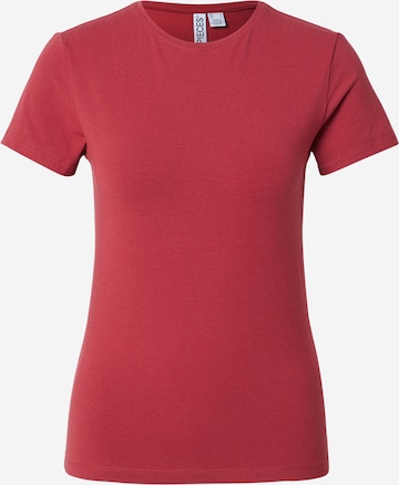 PIECES Tričko 'PCSIRENE' – červená: přední strana