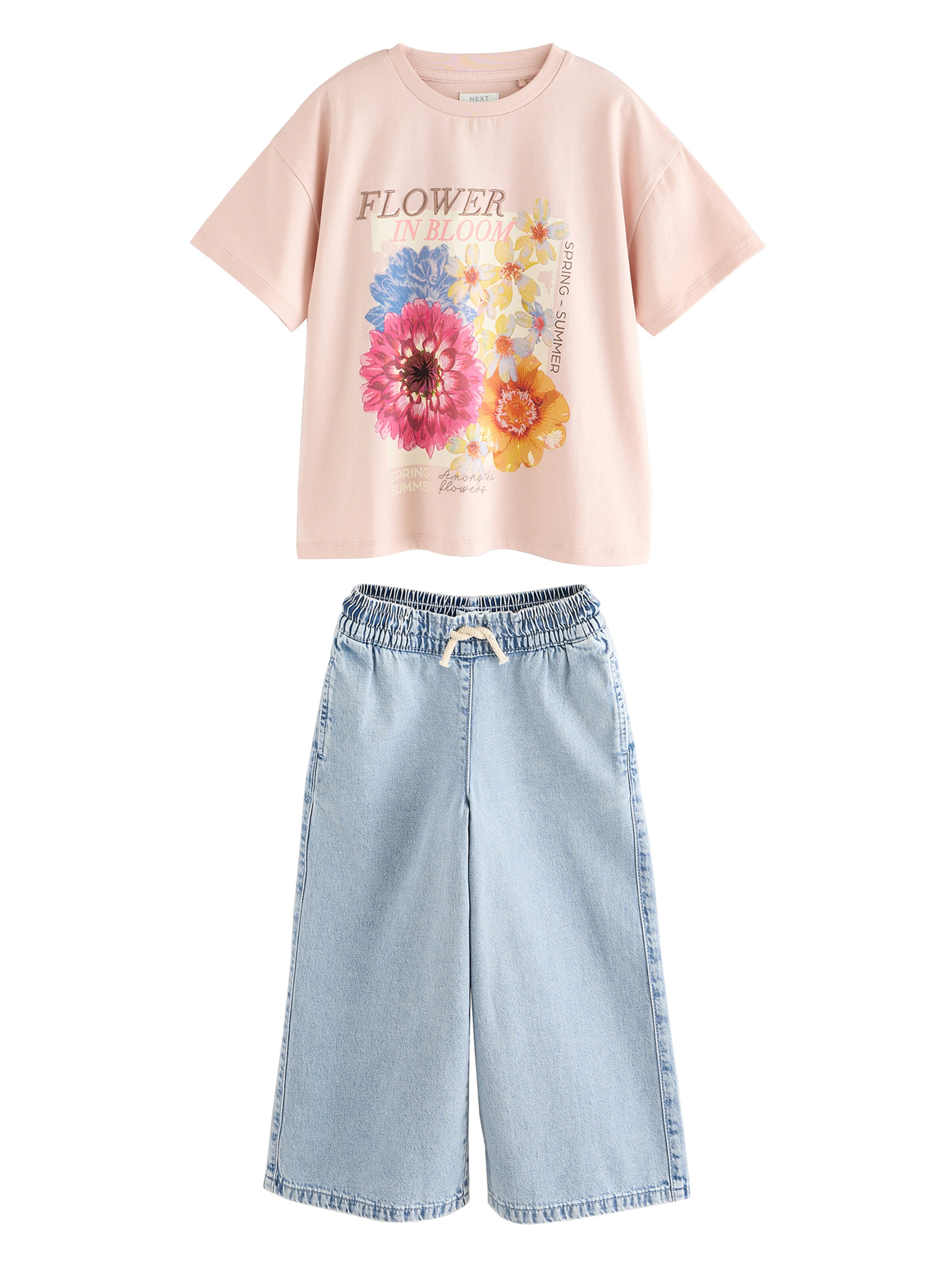 Next Zestaw w kolorze różowy: przód