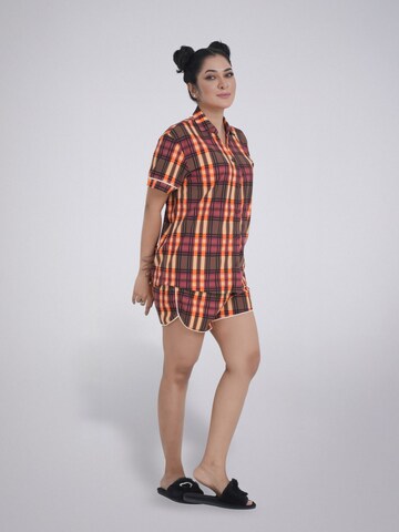 LEAFLETIC Pyjama‌‌‌‌‌‌‌‌ in Braun