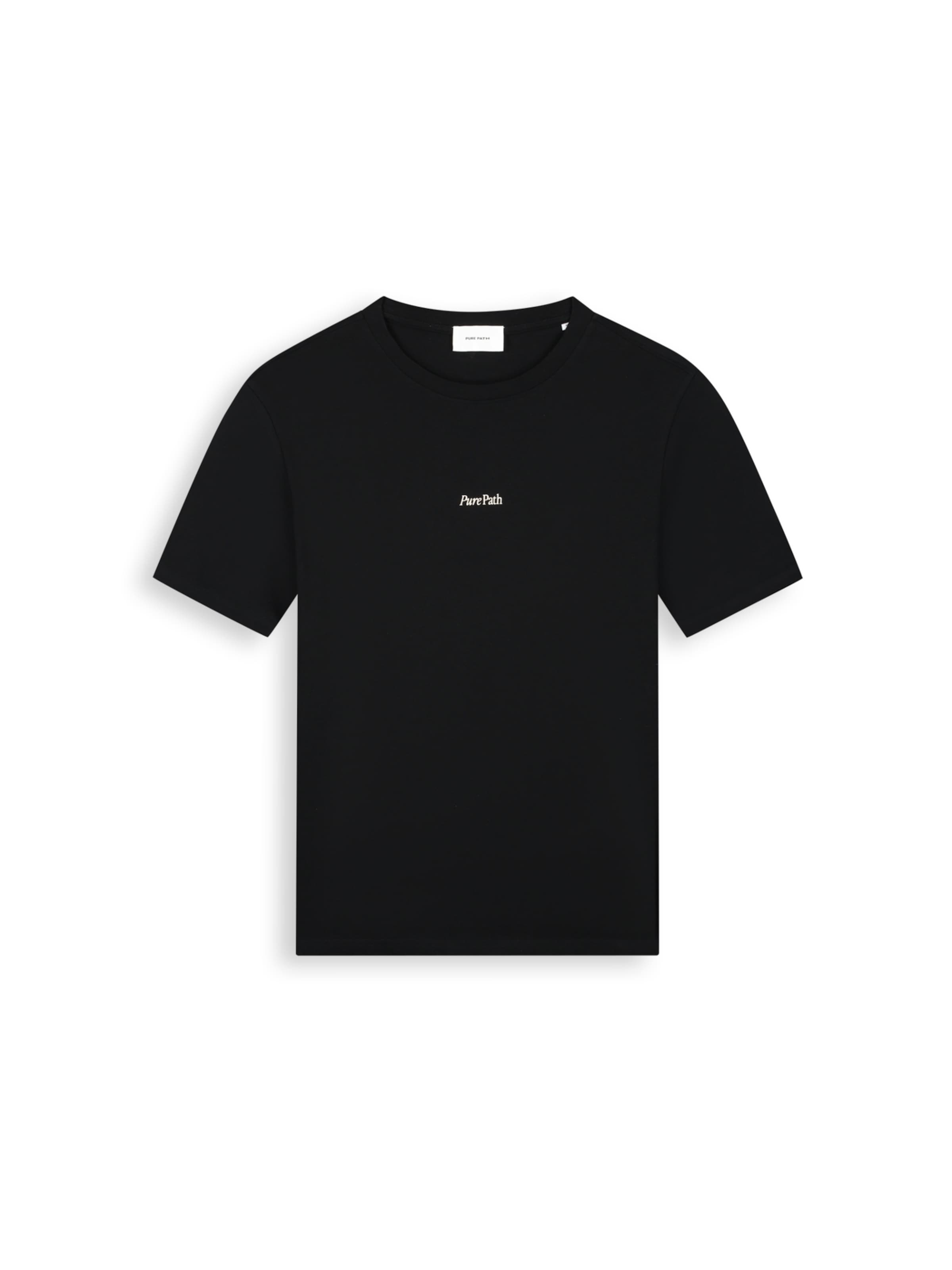 Pure Path Shirt‌‌‌‌‌‌ in Schwarz: Vorderseite