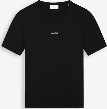 Pure Path Shirt in Schwarz: Vorderseite