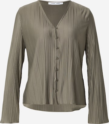 Camicia da donna 'Sauma' di Samsøe Samsøe in verde: frontale