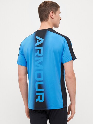 UNDER ARMOUR Funkcionális felső 'HG Wordmark' - kék: elől