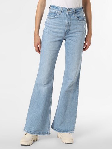 LEVI'S ® Slimfit Jeans '70s High Flare' i blå: forside