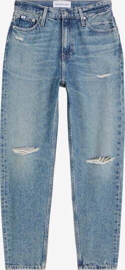 Calvin Klein Jeans Jeans 'MOM Jeans' in blue denim / schwarz / weiß, Produktansicht