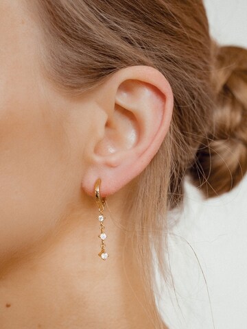 Hey Happiness Oorbellen 'Dangle' in Goud