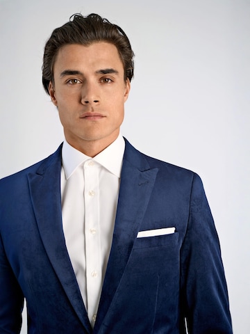Lindbergh Slim fit Business-colbert in Blauw